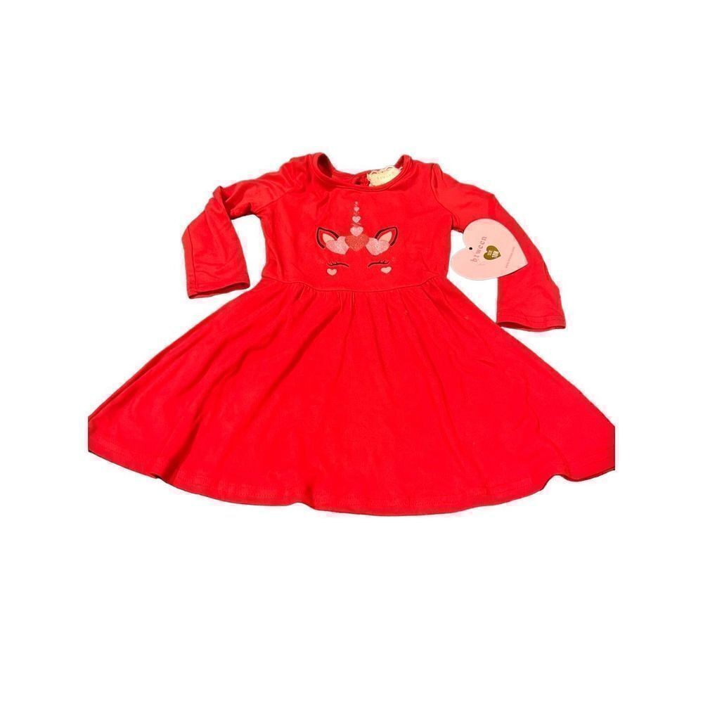 Btween Girls unicorn red dress size 18M